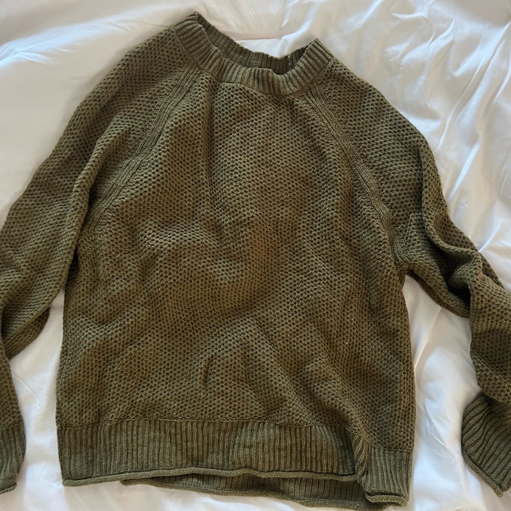 Olive Knit Sweater